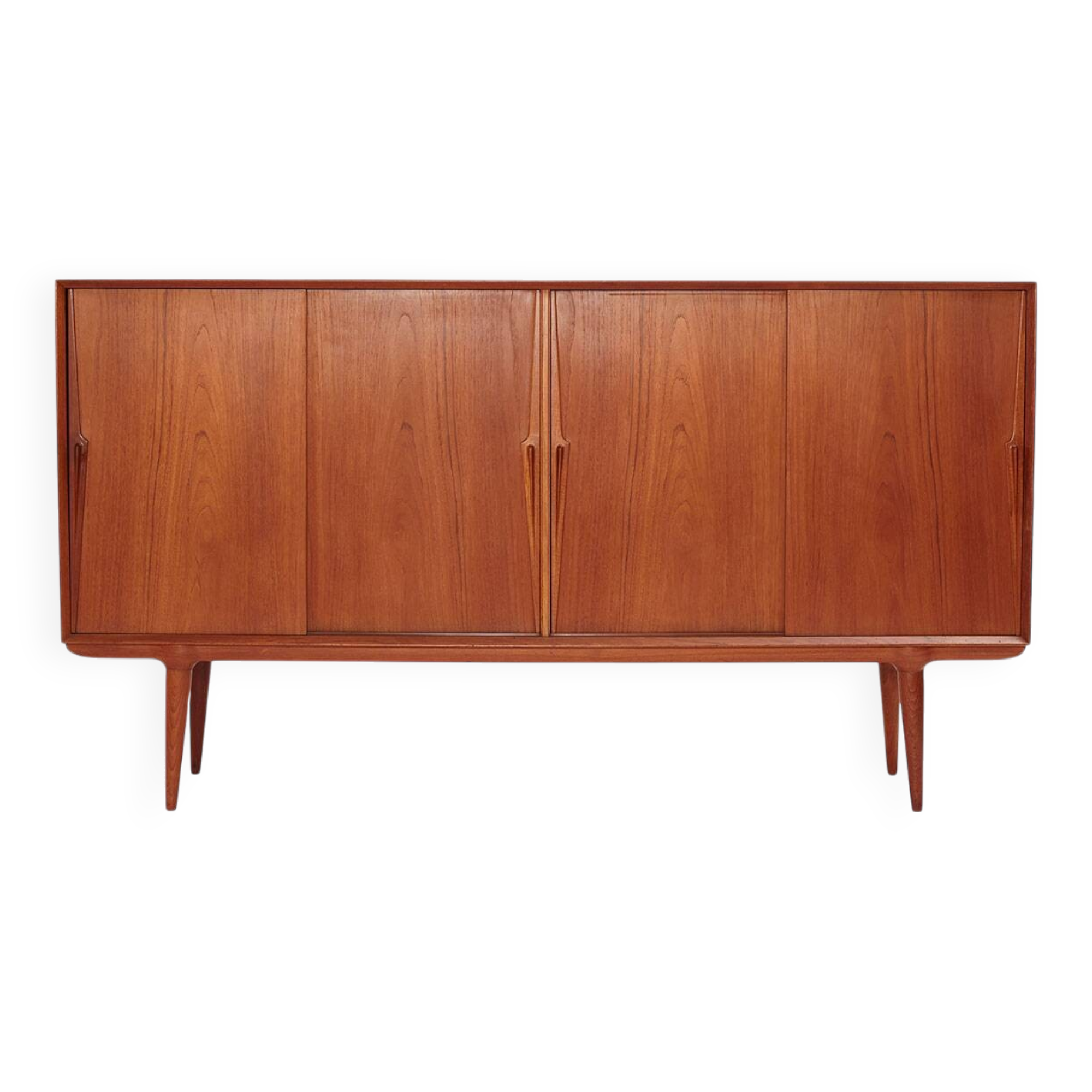 High sideboard model 19 designed by Gunni Omann for Omann Jun Møbelfabrik