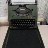 M.j. rooy portable typewriter - made in france 50s