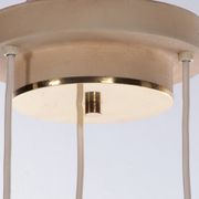 Vintage ceiling lamp with three opal glass spheres, 1960 Germany