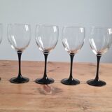 Set of 6 Luminarc wine glasses