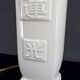 Chinoiserie lamp in glazed ceramic – France, circa 1950