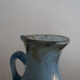 Vase à anse Scavo Seguso Vetri D'arte verre irisé Murano 1950