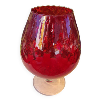 Vase italien vintage rouge