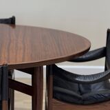 Extendable dining room table and chairs (by Kristian Solmer Vedel)