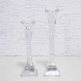 Pair of Nachtmann crystal candlesticks