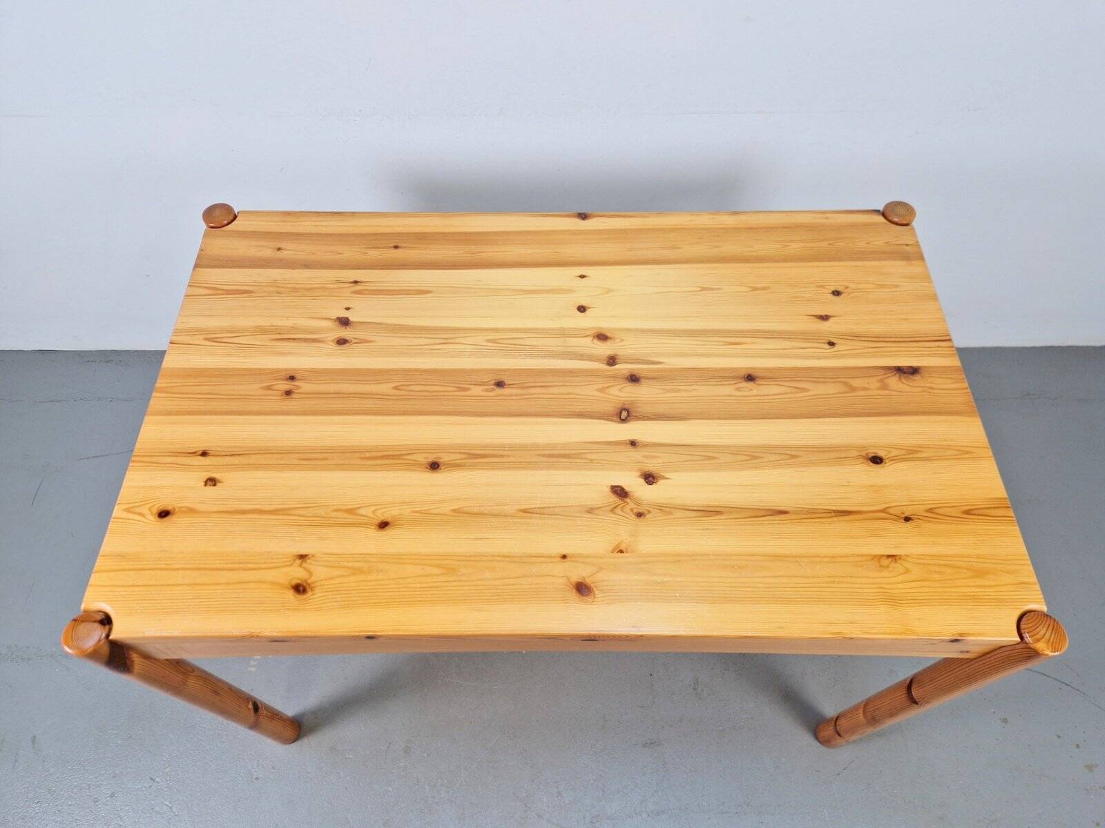 Danish Pine Dining Table by Rainer Daumiller, 1970s