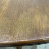 1970s teak table with butterfly extension