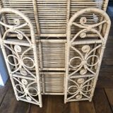 Rattan shelf