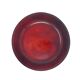 Lot d'assiette creuse en verre rouge