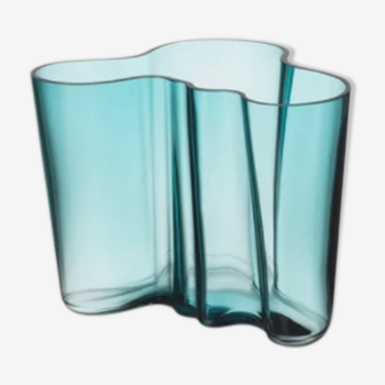 Blue vase by Alvar Aalto