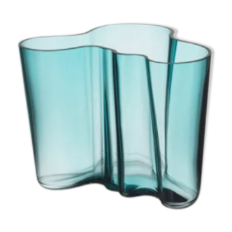 Blue vase by Alvar Aalto