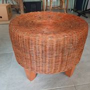 Wicker ottoman