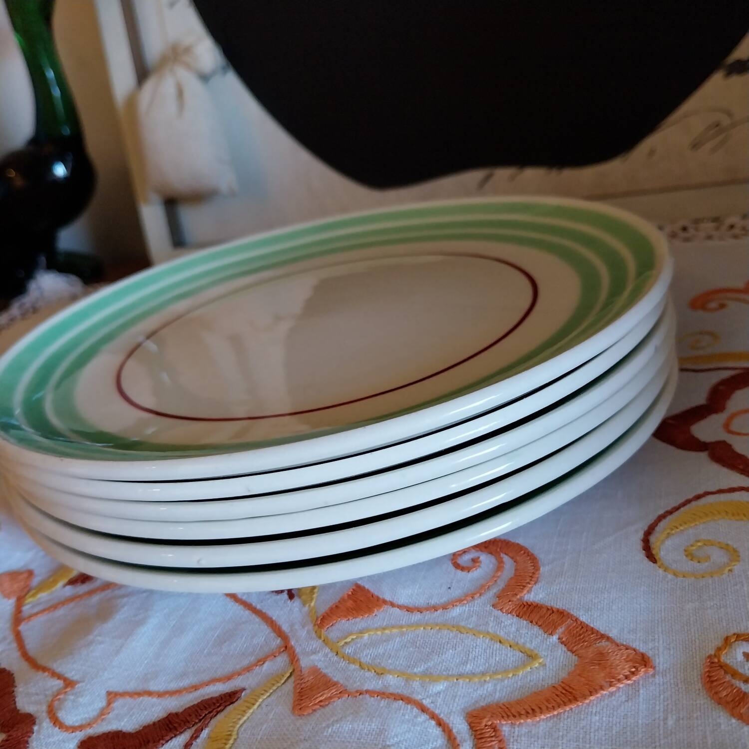 Gien dessert plates Danielle model