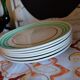 Gien dessert plates Danielle model