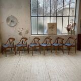 6 chairs by Johannes Andersen