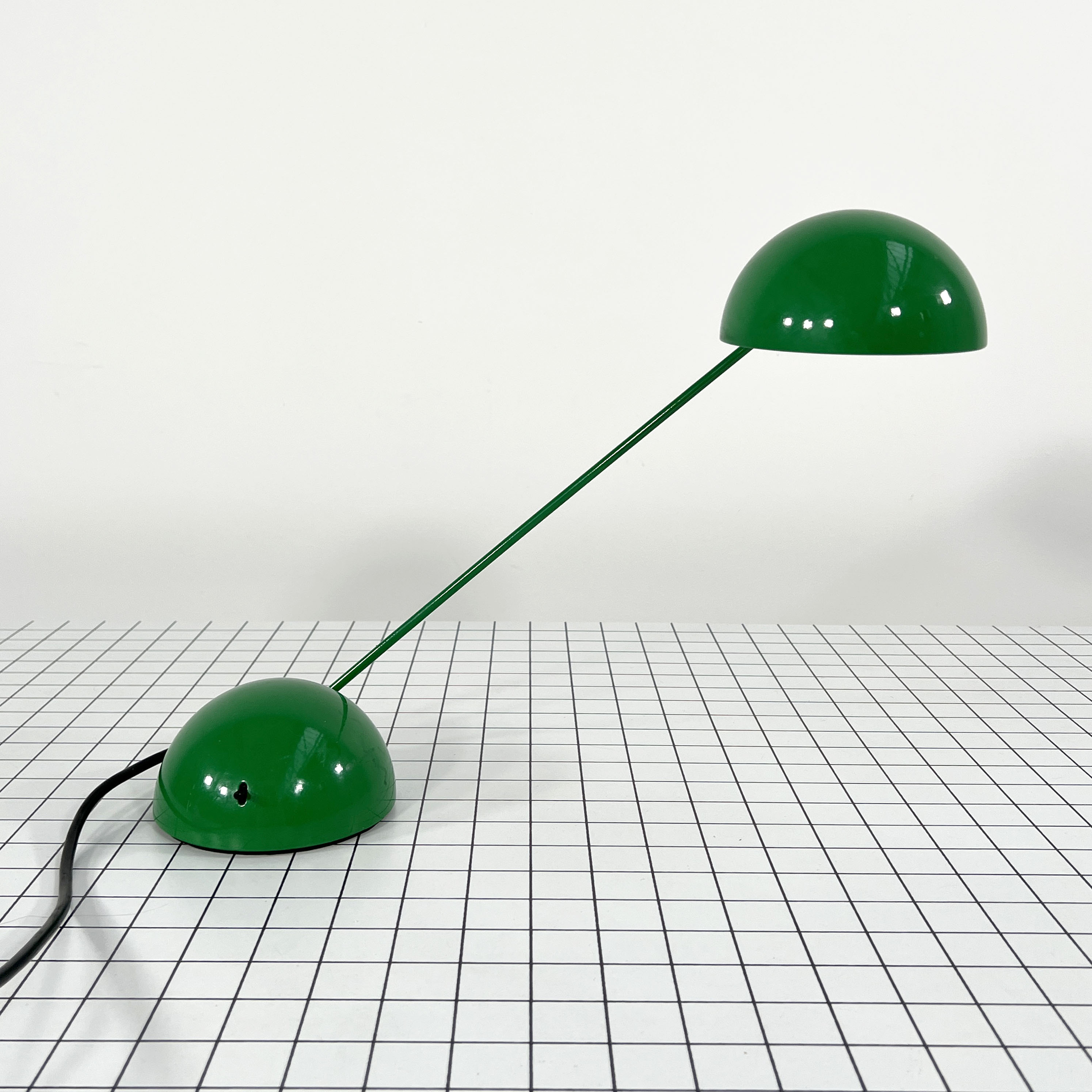 Green "bikini" table lamp by R. Barbieri & G. Marianelli for Tronconi, 1970