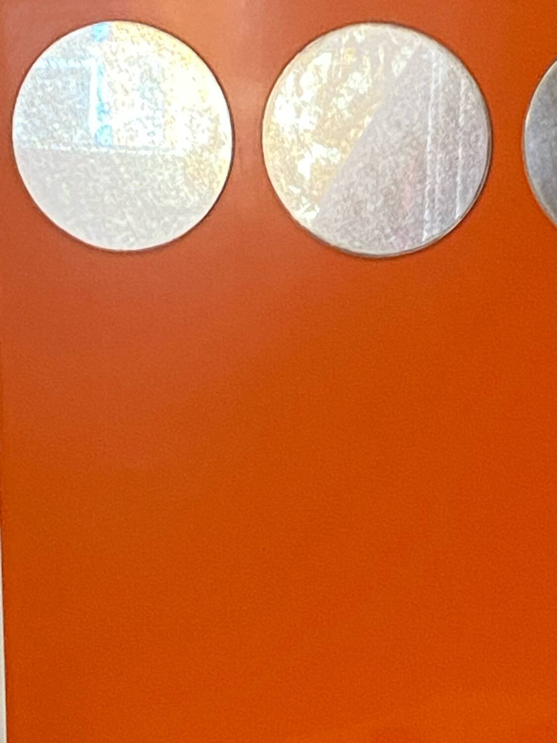 Miroir de type Space Age