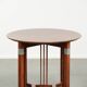Table d'appoint/café ronde au design Art Déco