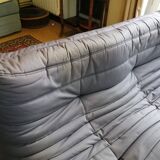 Togo 2-seater sofa - Ligne Roset - Anthracite grey