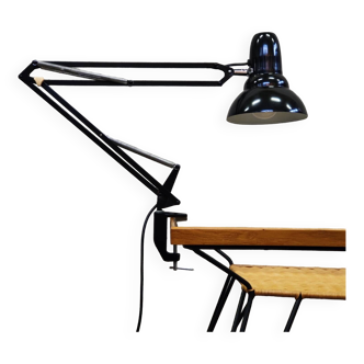 Lampe articulée Anglepoise Allemande style Ledu restaurée 1960