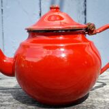 Red Japy teapot