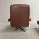 De Sede DS31 lounge chair with ottoman, Switzerland 1970s