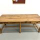 Table de Ferme "Meuble de Métier" en Pin – 8 Tiroirs (L221 cm)