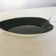 Ravier feuille en faience de Longchamp 50s losanges mid century
