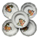 Set 5 assiettes « Odile »  Digoin Sarreguemines 
