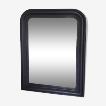 Miroir noir mat 70x55cm