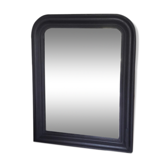 Miroir noir mat 70x55cm