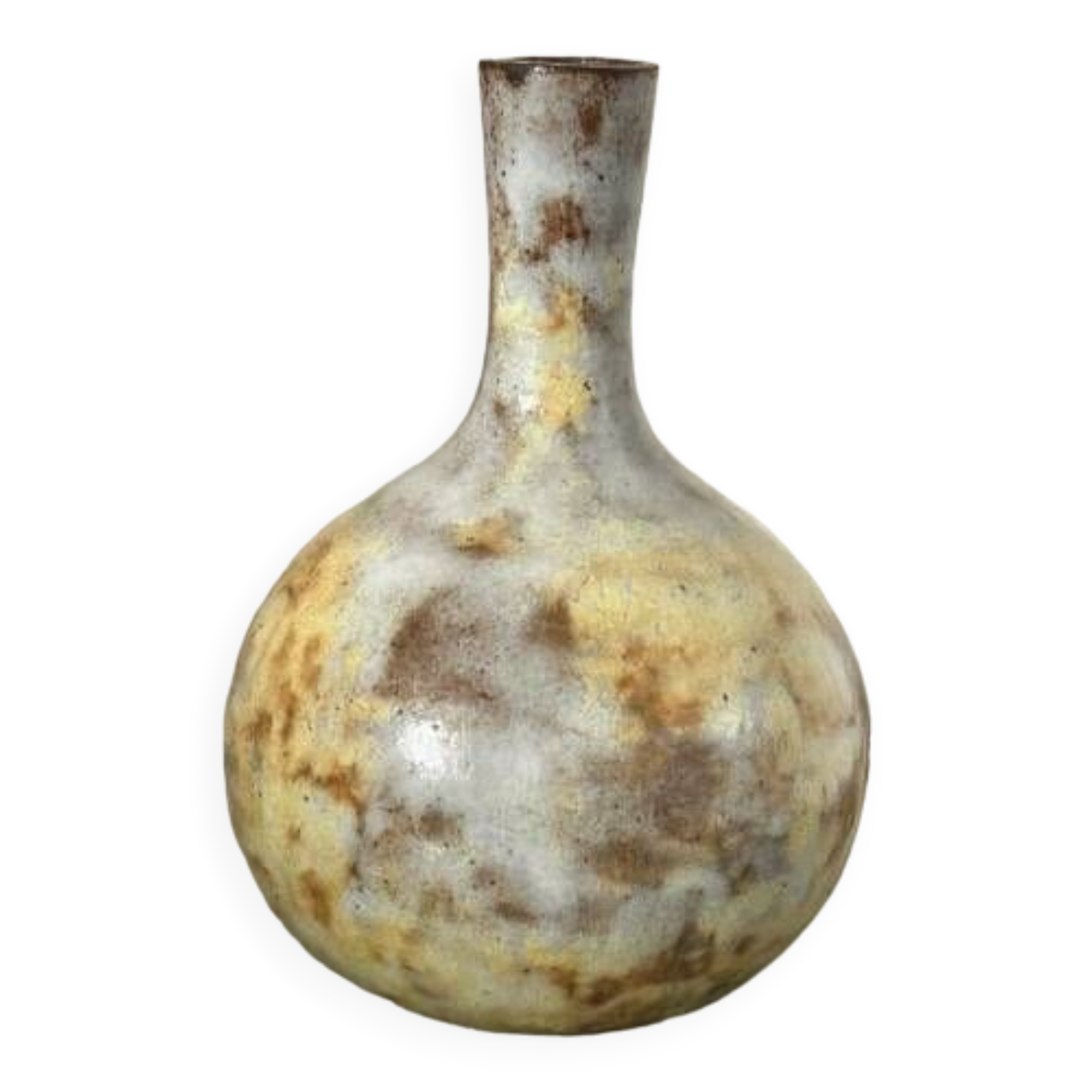 Alexandre Kostanda - Ball Vase - Stoneware - 18.5 cm - Vallauris