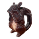 Squirrel ceramic pitcher