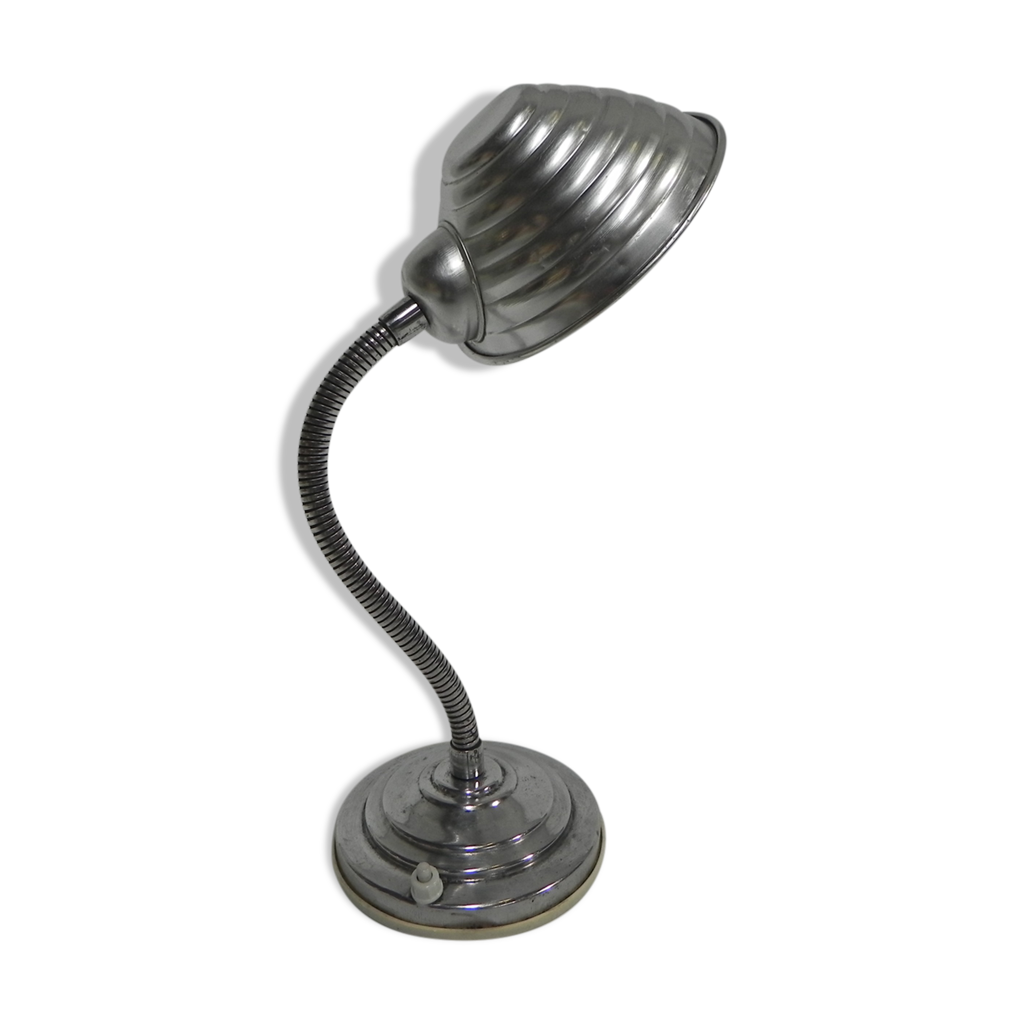 Vintage desk lamp with bending rod Selency
