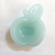 Pair of Apple opalin ashtrays