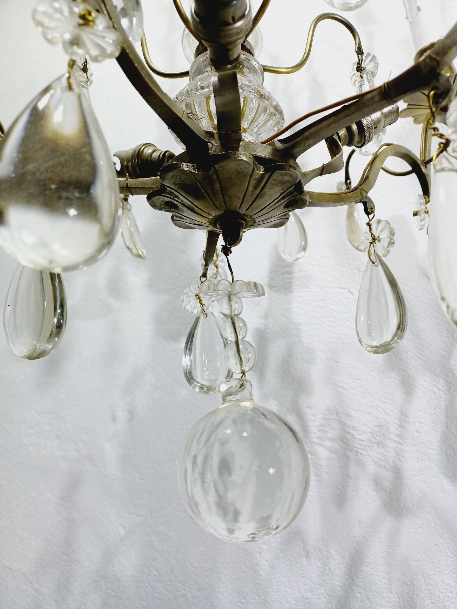 Lustre 5 lumières cristal