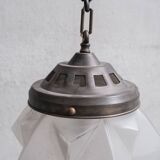 Mid-century large glass pendant(s)