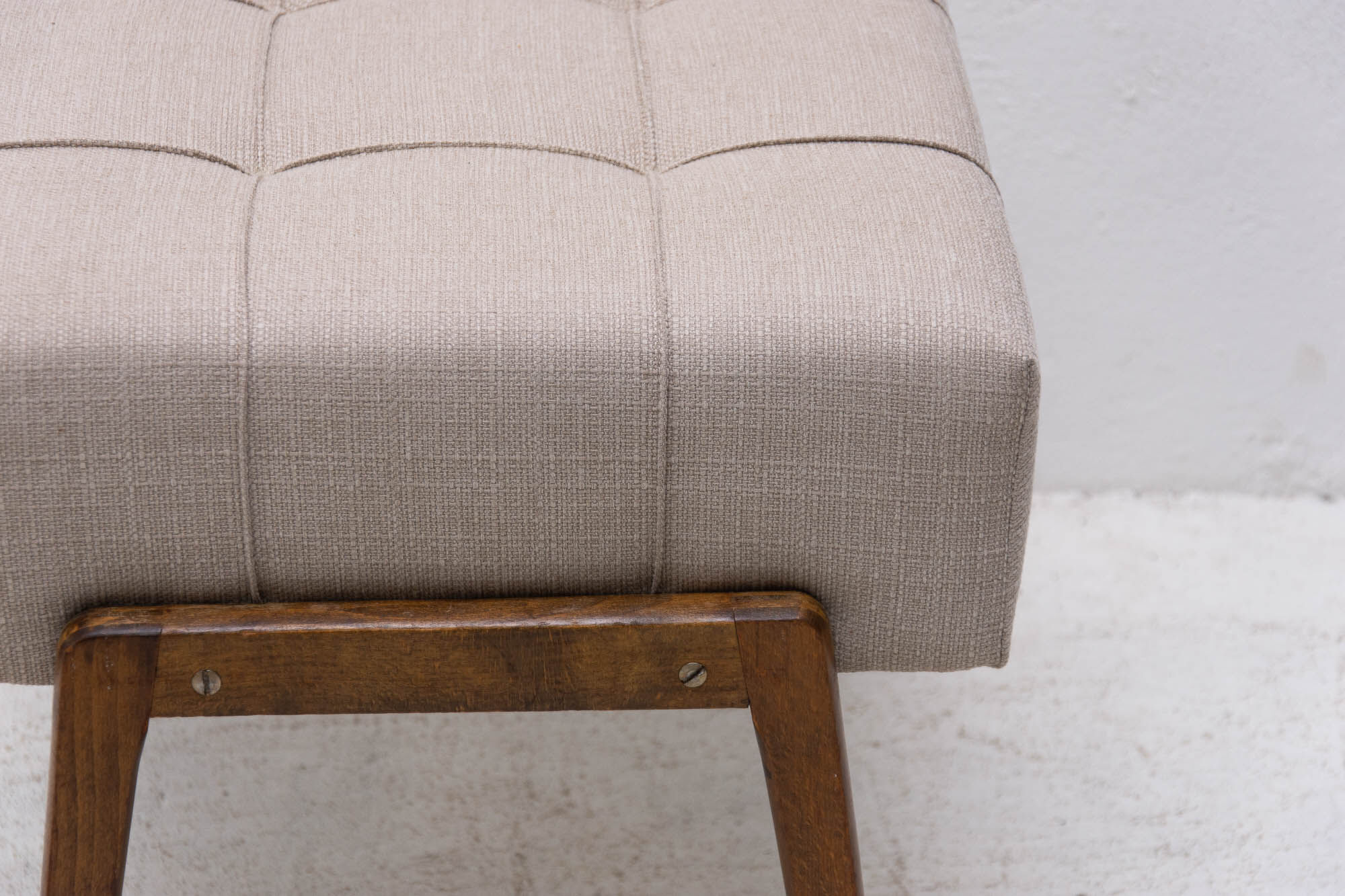 Tabouret en bois 1970, Tchécoslovaquie