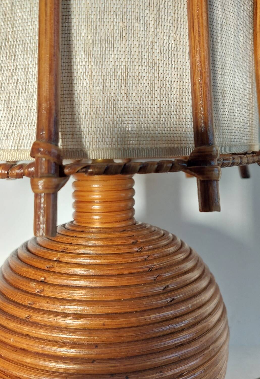 Rattan lamp