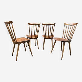 Set of 4 Menuet Baumann chairs