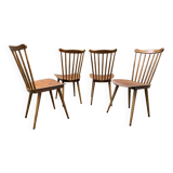 Set of 4 Menuet Baumann chairs