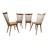 Set of 4 Menuet Baumann chairs
