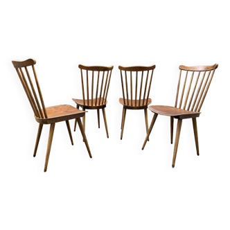 Set of 4 Menuet Baumann chairs