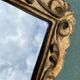 Miroir bois doré vintage  32,5 x 38