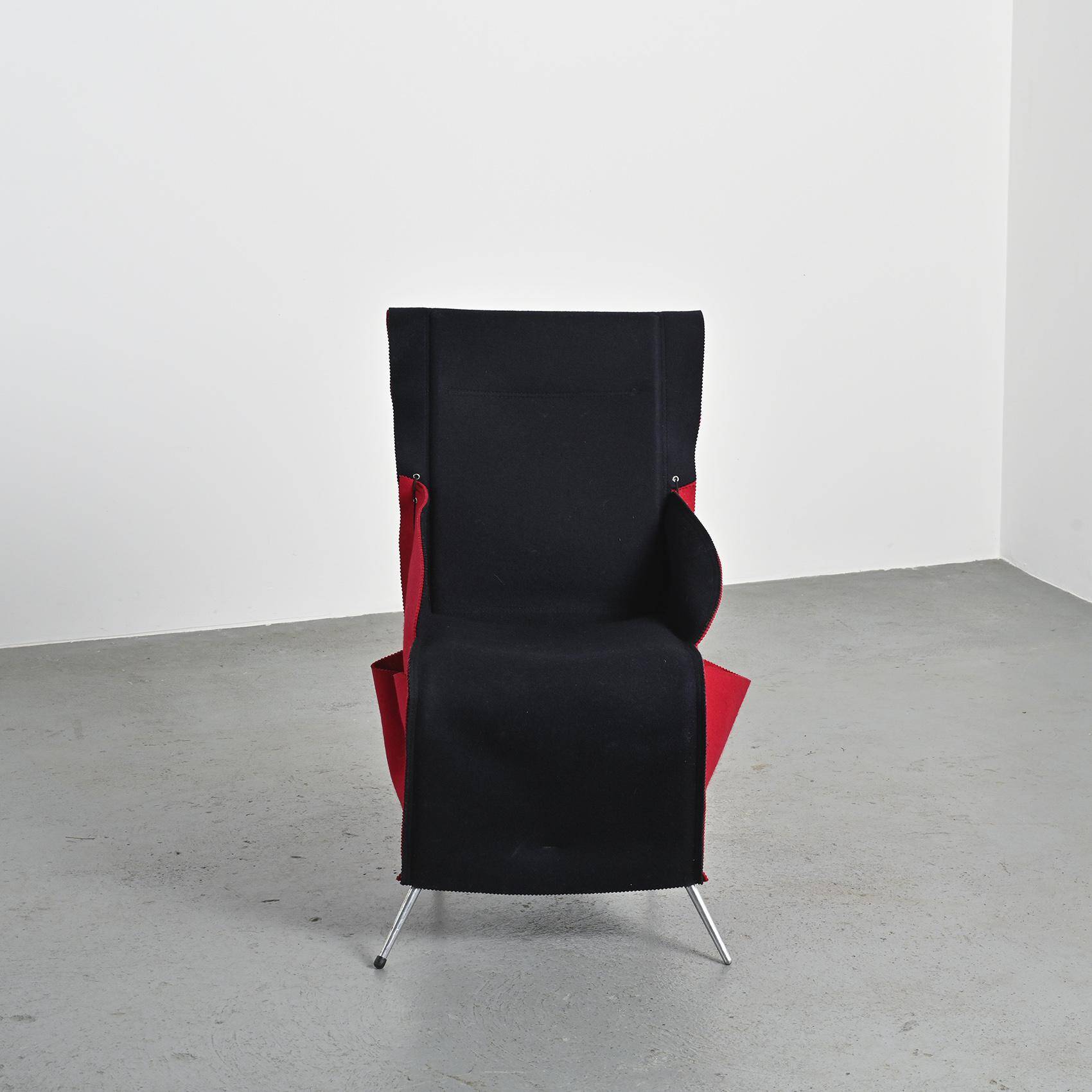 Filzka armchair by Borek Sipek for Scarabas, Netherlands, circa 1990