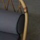 Daybed rotin Louis Sognot 1960