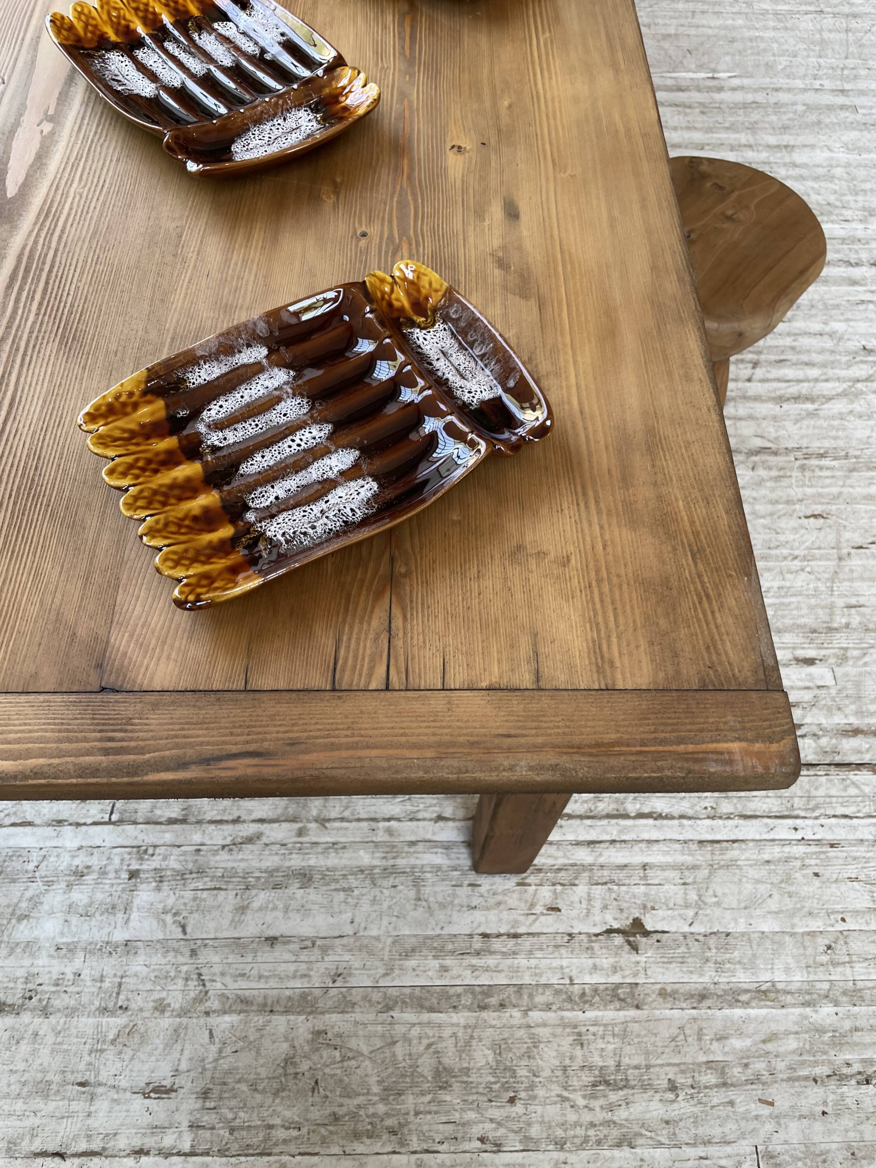 Asparagus plates slurry