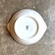 Pillivuyt white and gold porcelain eared salad bowl, "Eva" service