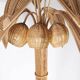 Lampadaire « cocotier/palmier » en rotin