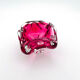 Bowl - Josef Hospodka - Sommerso Bohemian Crystal Pink